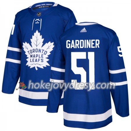 Pánské Hokejový Dres Toronto Maple Leafs Jake Gardiner 51 Adidas 2017-2018 Modrá Authentic